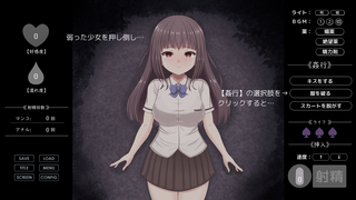 無理やりHシミュレーション～家出少女を凌辱～(体験版)のゲーム画面「ゲーム説明」