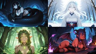 ドールズバイオレンス（R18体験版）のゲーム画面「強敵たち!!!」