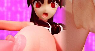 THE クンニ クシナダヒメ編のゲーム画面「乳首責めもあり」